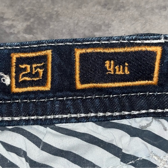 Rock Revival Yui Straight Leg Dark Wash Jeans Women’s Size 25 - Picture 4 of 12